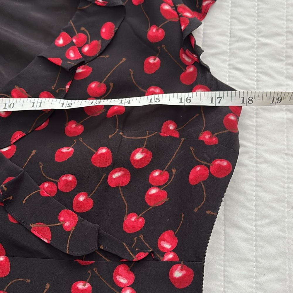 J. Crew 100% Silk Cherry Dress - Picture 14 of 14